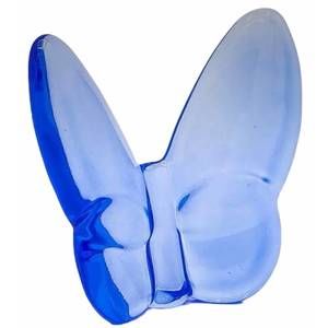 NEW LAINY HOME crystal butterfly figurine tabletop sculpture in blue